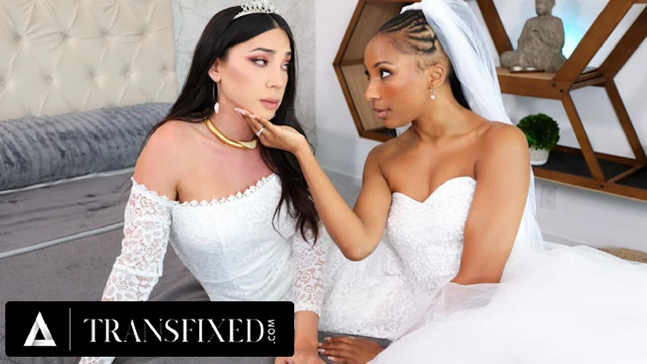 TRANSFIXED – Bride Olivia Jay Lets Virgin T-Girl Kasey Kei CREAMPIE HER ON THEIR WEDDING NIGHT!