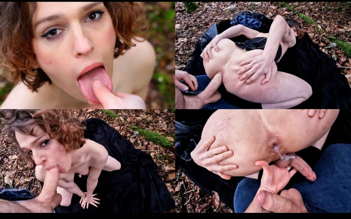 Gorgeous T-girl Get’s Her Asshole Destroyed – A2M, Creampie